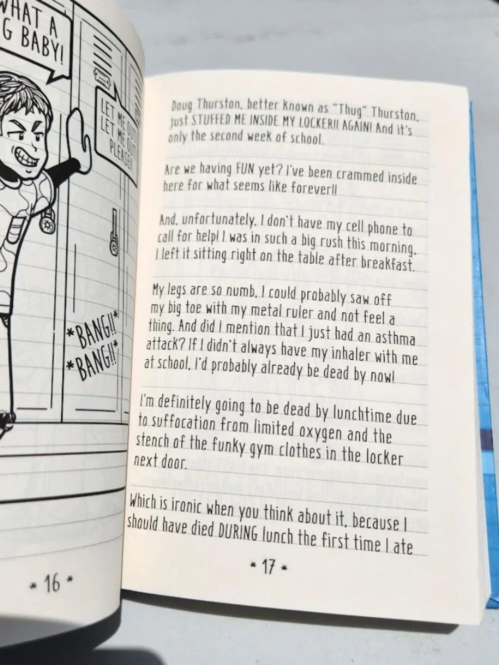 The Misadventures of Max Crumbly 1 Locker Hero Hardcover Book Comicbook Novel Li